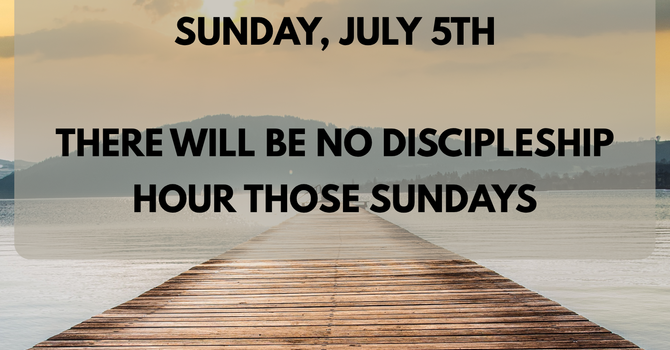 Discipleship Sabbatical
