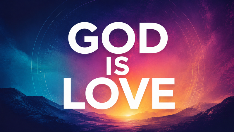 God is Love.