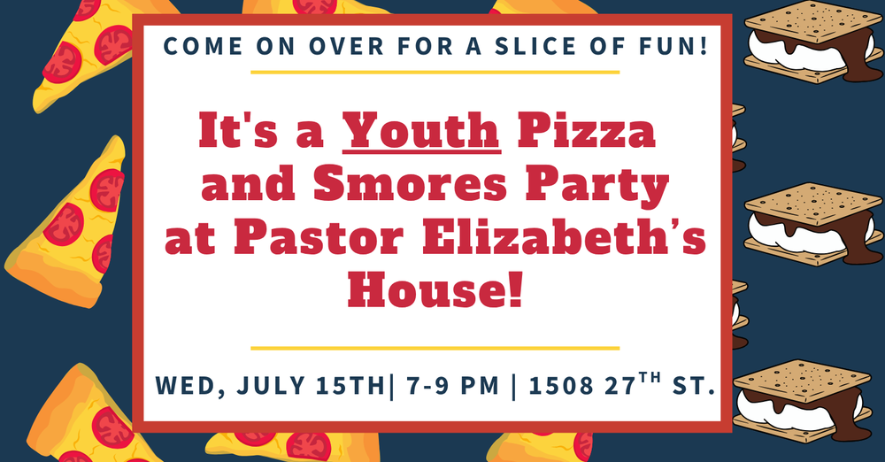 Youth Pizza and Smores Party