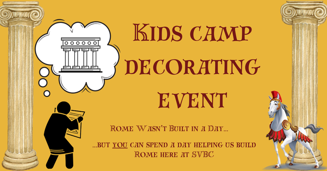 Kids Camp Decorating Event