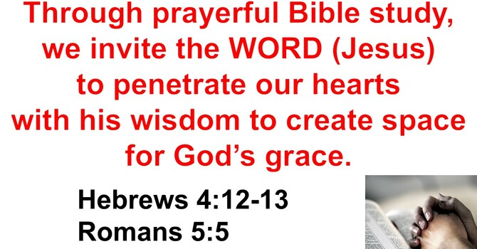 Let the WORD penetrate your heart