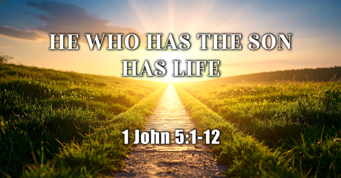 He Who Has the Son Has Life