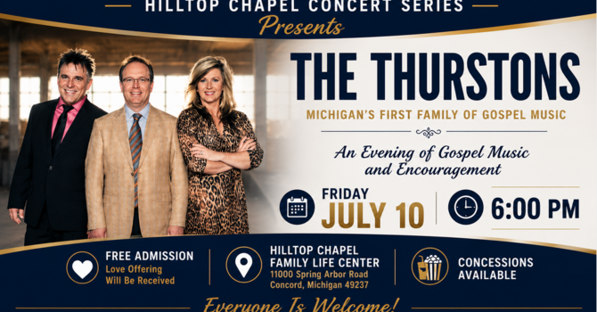 Hilltop Chapel Concert Series Presents…