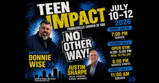 Teen Impact 2026: NO OTHER WAY!