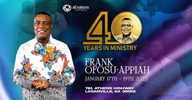 40 Years of Ministry  image
