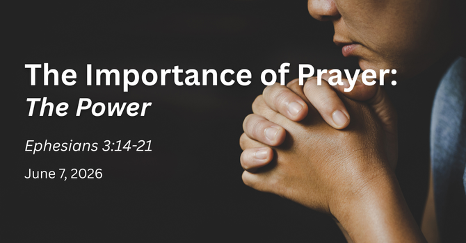 The Importance of Prayer