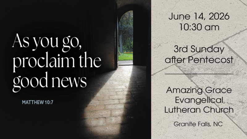 3rd Sunday after Pentecost