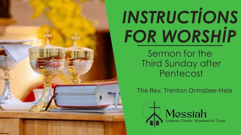 Instructions for Worship