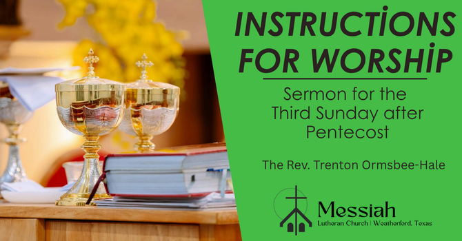 Instructions for Worship