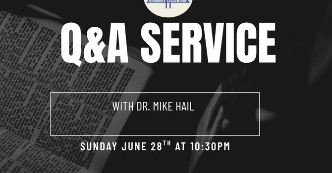 Q & A Service with Dr Mike Hail 