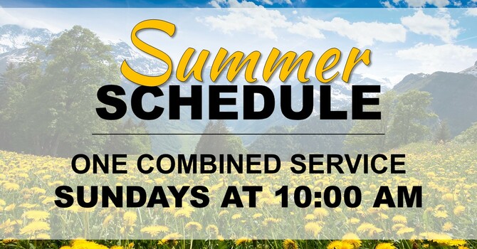Summer Schedule image