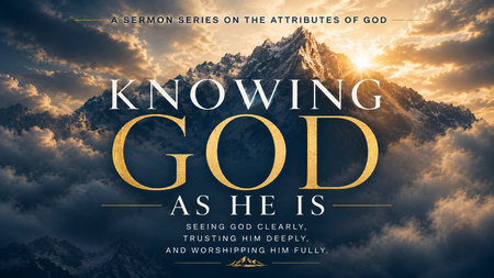 Knowing God as He is