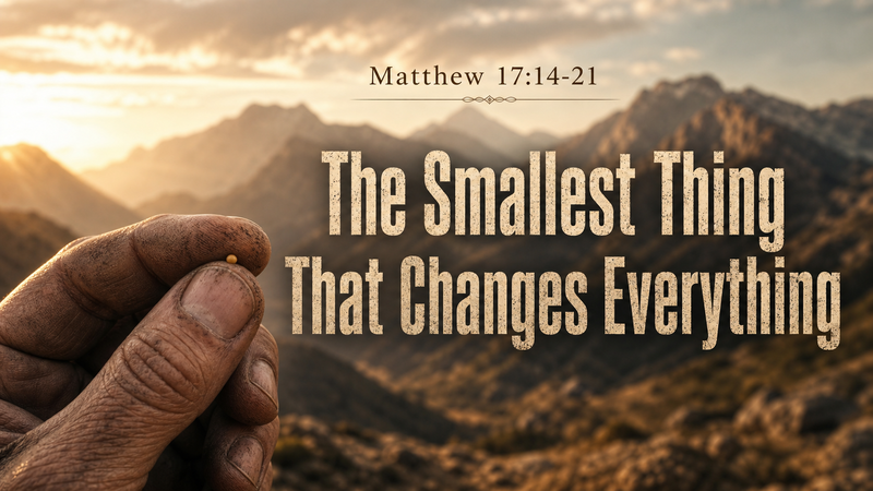 The Smallest Thing That Changes Everything