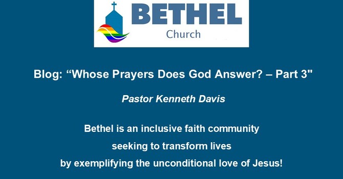 Whose Prayers Does God Answer? - Part 3 image