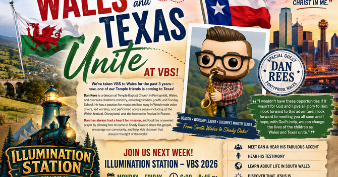 Wales and Texas Unite at VBS! image