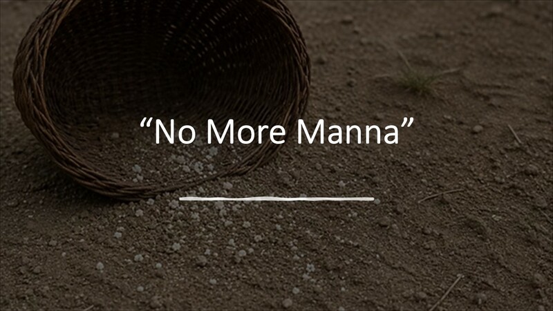 No More Manna