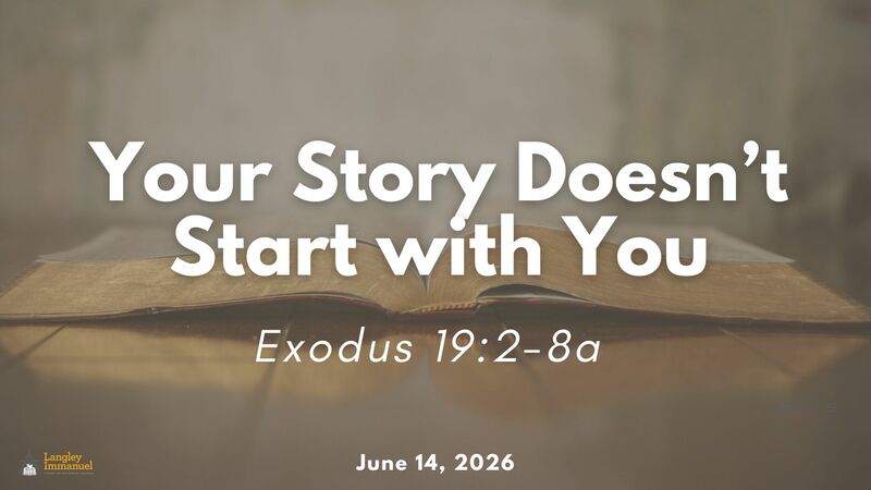 Your Story Doesn't Start with You