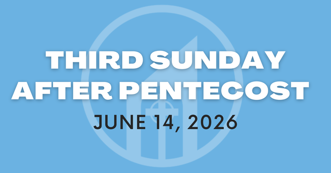 This Sunday after Pentecost