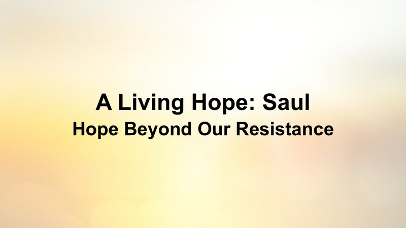 Hope Beyond Our Resistance