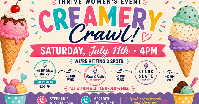 Thrive Creamery Crawl