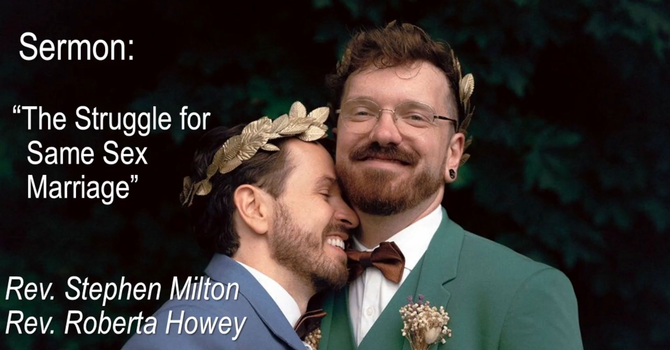 The Struggle for Same Sex Marriage