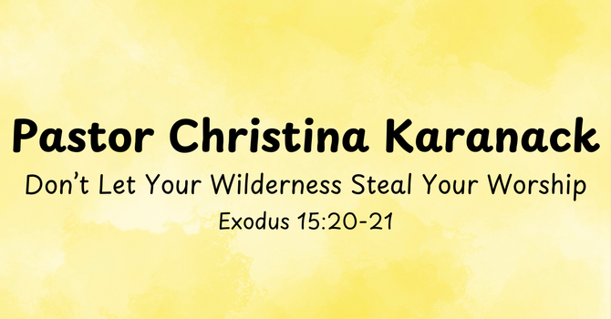 Don't Let Your Wilderness Steal Your Worship