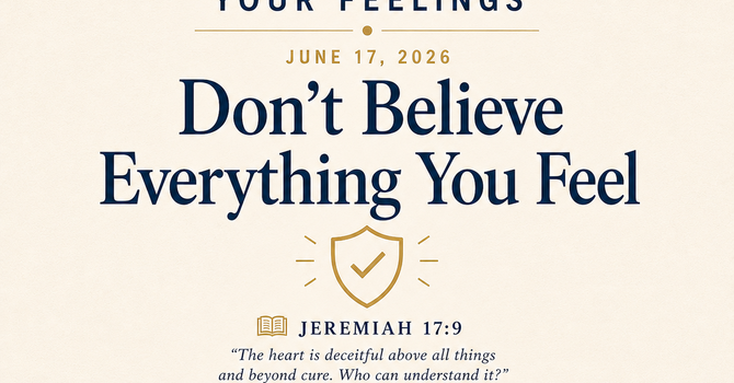 Don't Believe Everything You Feel image