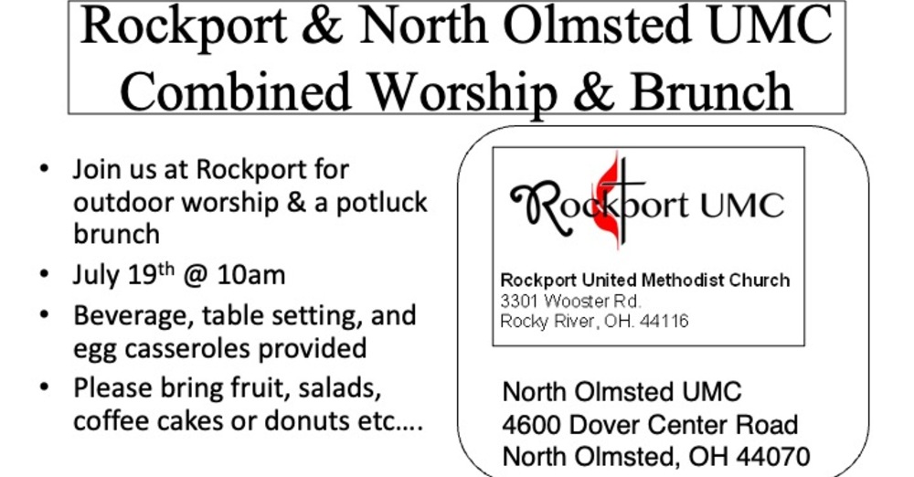 Combined Rockport & North Olmsted UMC Worship