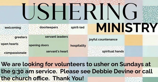 Ushering Ministry