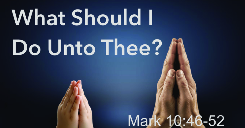 What Should I Do Unto Thee?