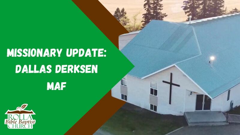 Missionary Update: Dallas Derksen - MAF