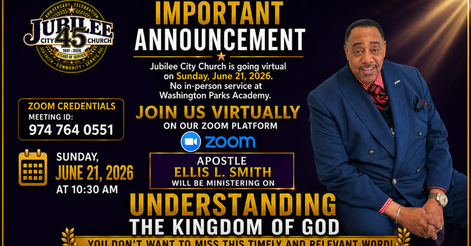 Important Announcement! image