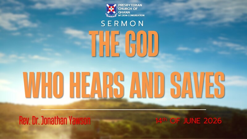 The God Who Hears And Saves