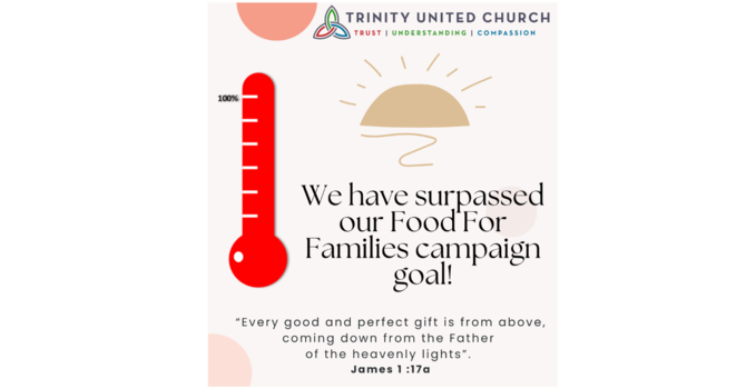 We Have Surpassed Our Goal! image