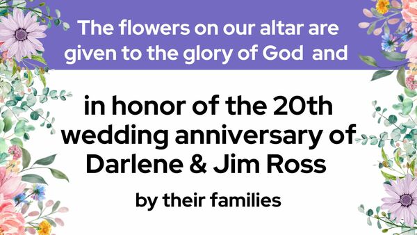 Altar Flowers 