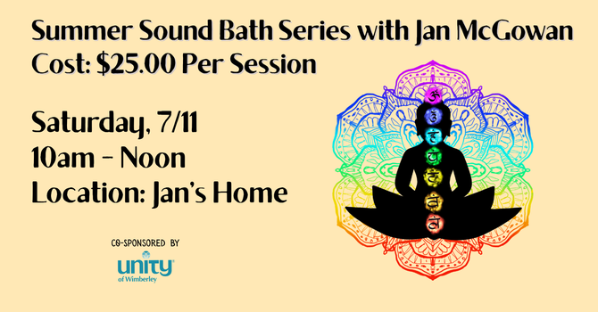 Sound Bath with Jan McGowan