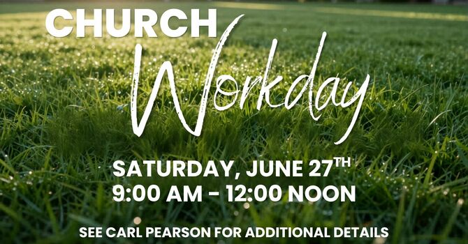Church Work Day!