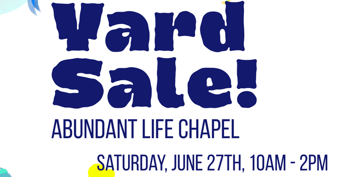 Yard Sale!