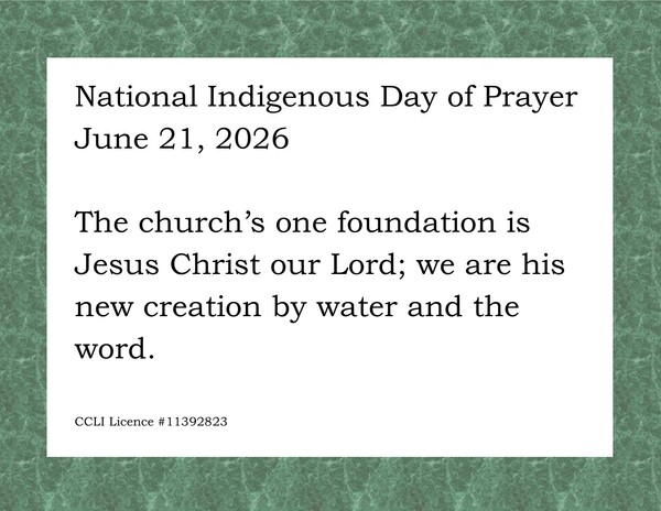 National Indigenous Day of Prayer