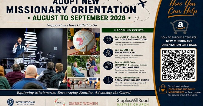 ADOPT NEW MISSIONARY ORIENTATION