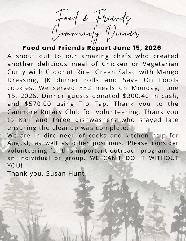 Food & Friends Report