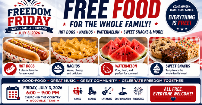 Free Food at Freedom Friday image