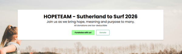 HOPETEAM - Sutherland to Surf 2026 