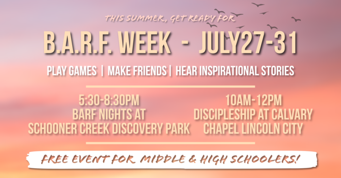 B.A.R.F. WEEK