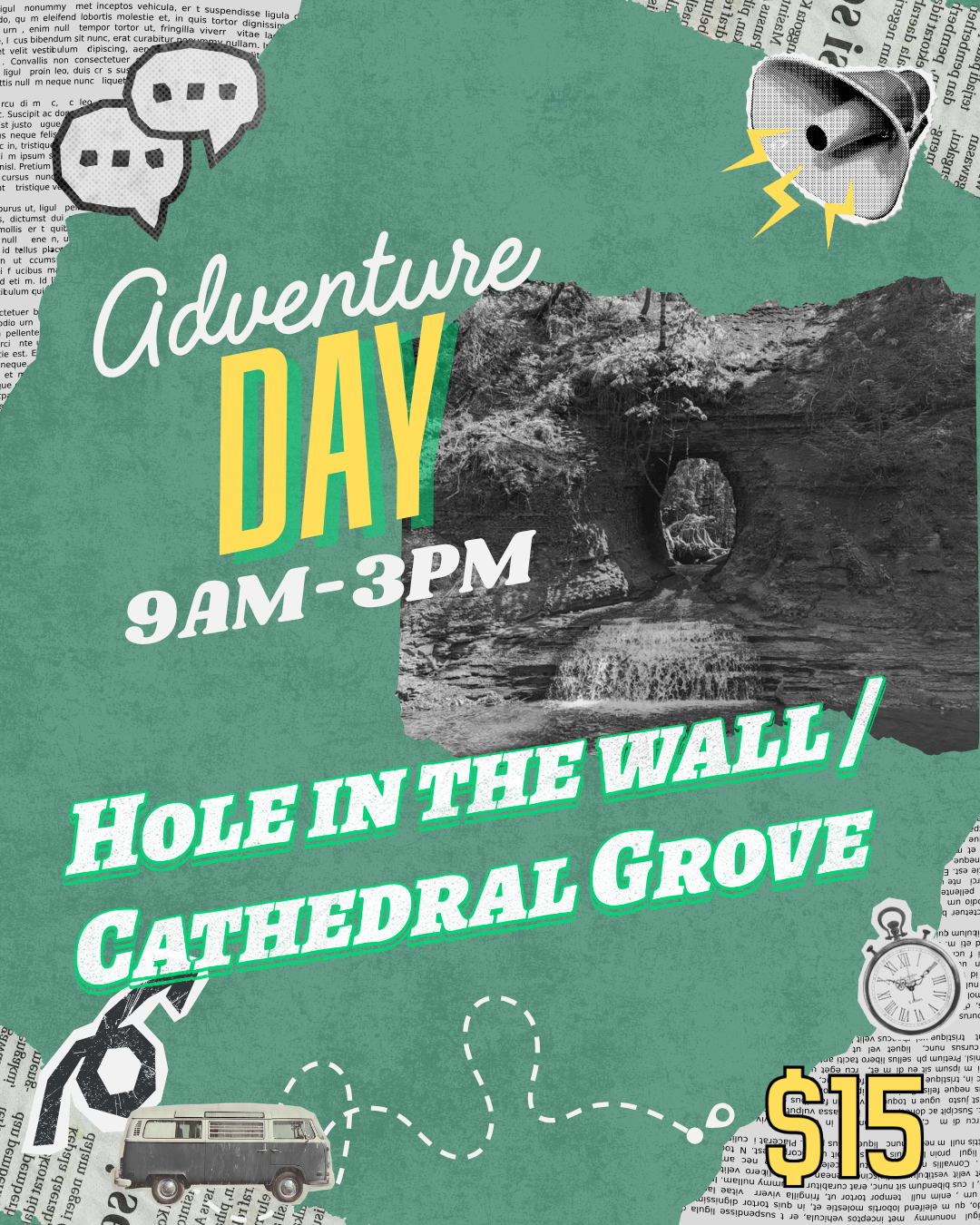 Adventure Days: Hole in the Wall/Cathedral Grove