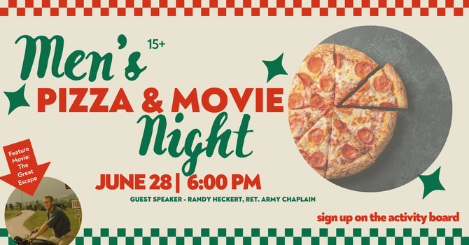 Men's Pizza and Movie Night