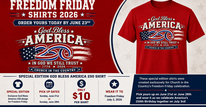 God Bless America 250 Shirts image