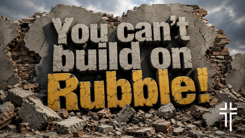 You Can't Build on Rubble