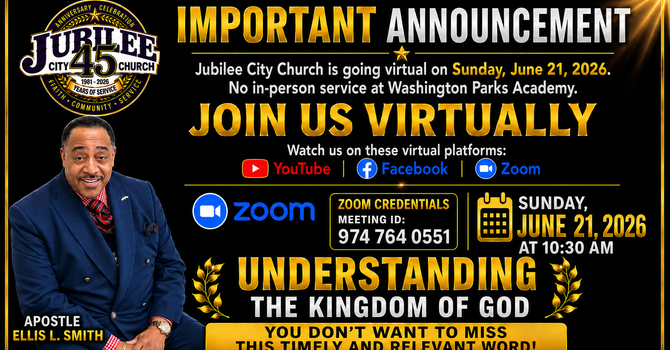 Important Announcement! image
