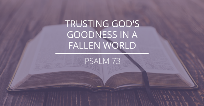 Psalm 73 - "Trusting God's Goodness in a Fallen World"